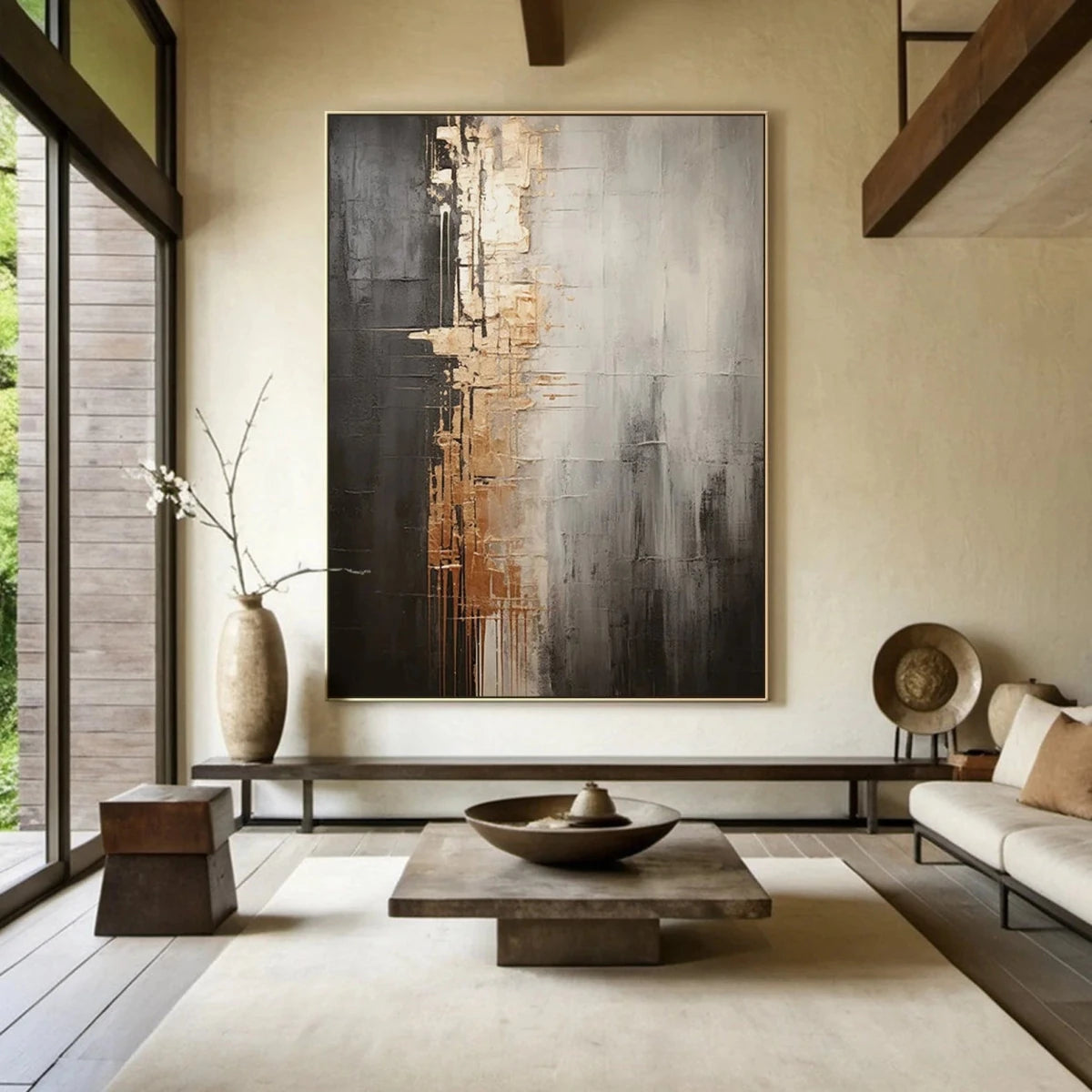 Urban Radiance – Textured Abstract Wall Art - Tactile Atelier