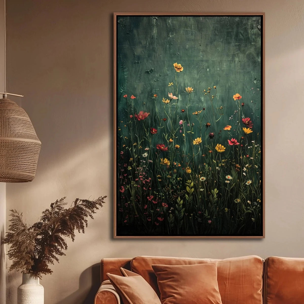 Wild Meadow Bloom – Floral Wall Art - Tactile Atelier