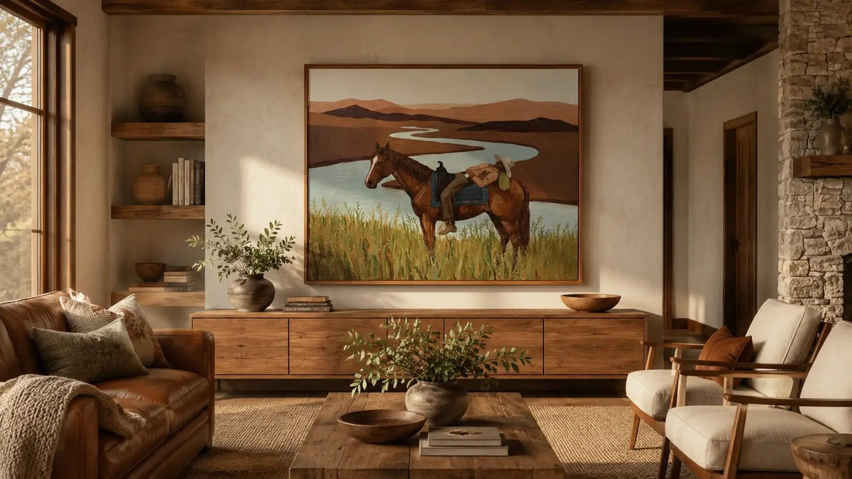 Cowboy and Horse Art: How to Choose Cowboy and Horse Art - Tactile Atelier