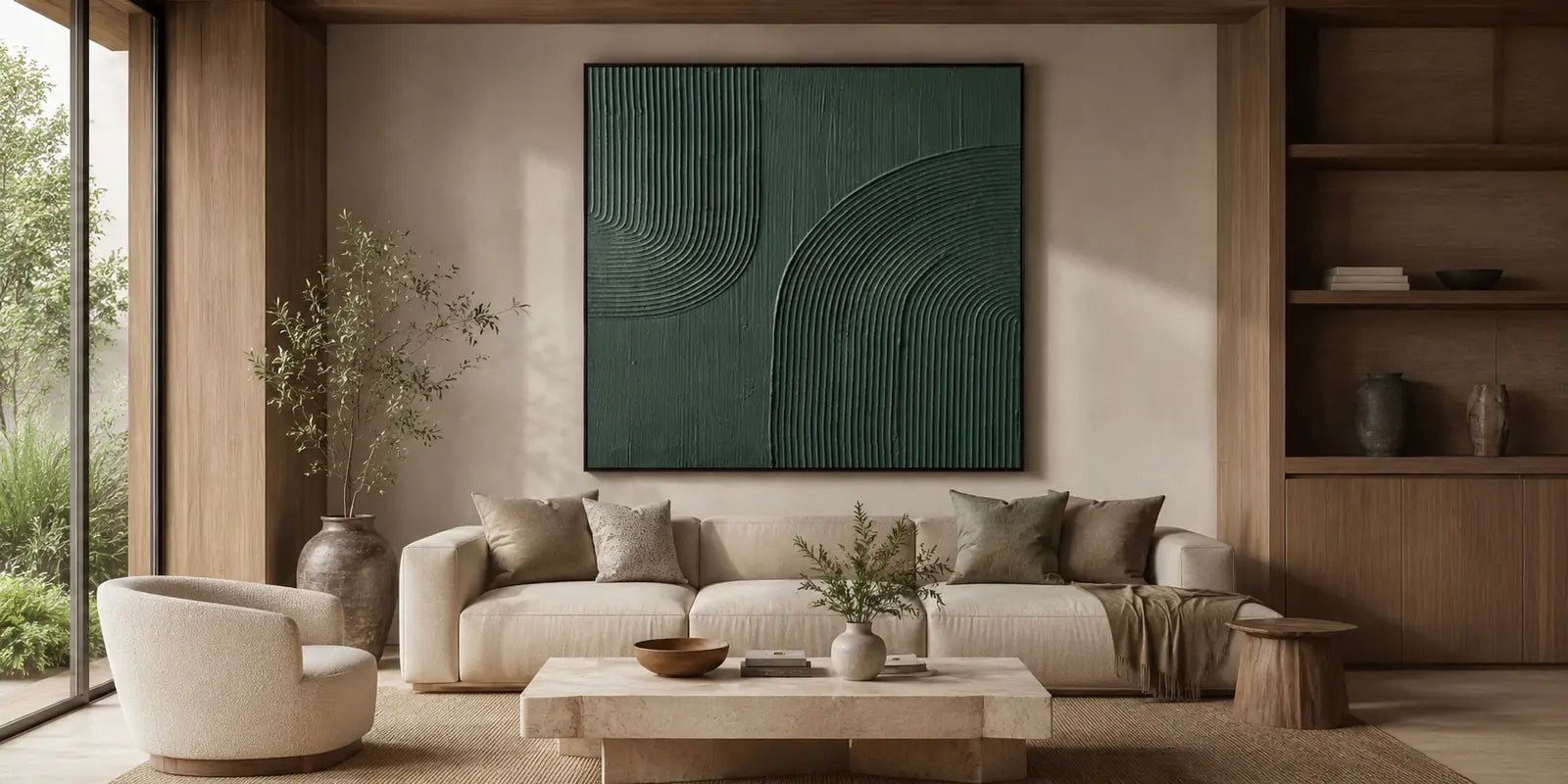 Green Wall Art Guide for Natural Interiors - Tactile Atelier