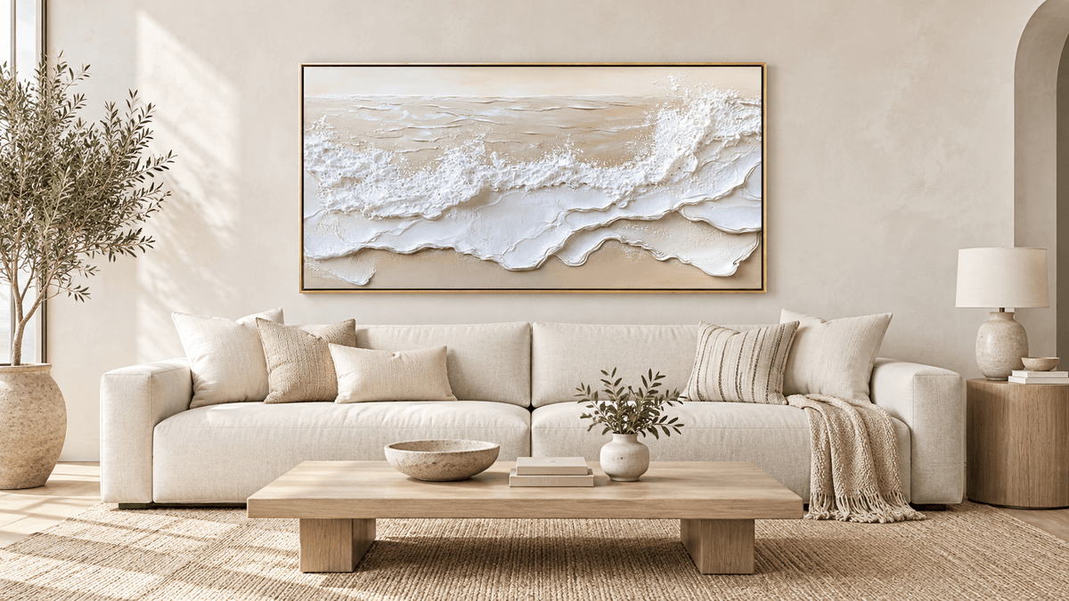 Horizontal Wall Art Size Guide: How Wide Should It Be? - Tactile Atelier