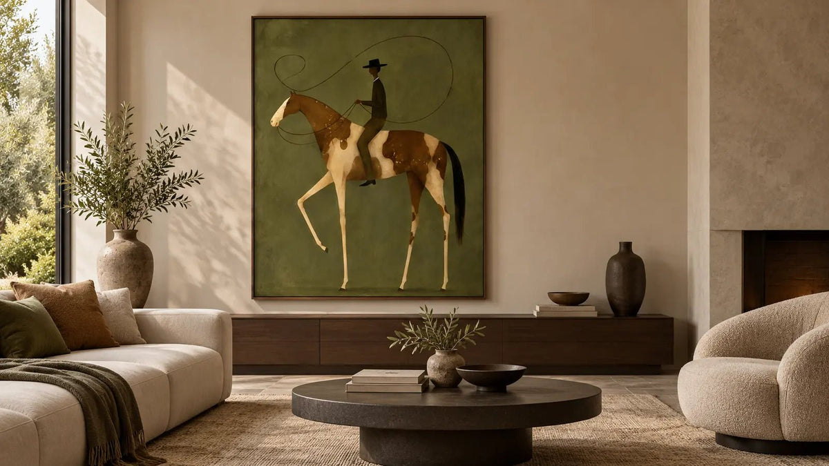 How to Choose Equestrian Wall Art for a Modern Home - Tactile Atelier