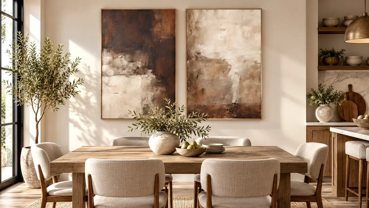 Kitchen Gallery Wall Ideas for Breakfast Nooks and Dining Areas