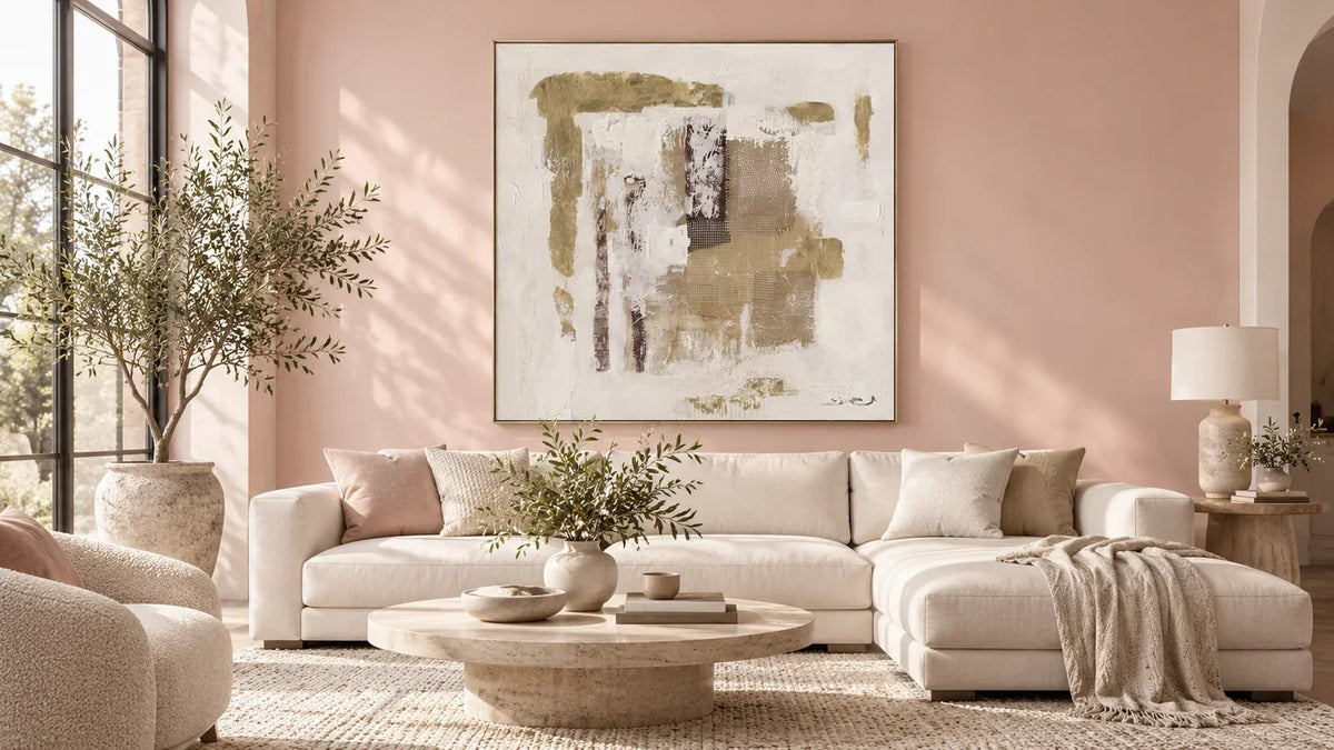 What Wall Art Goes With Pink Walls?