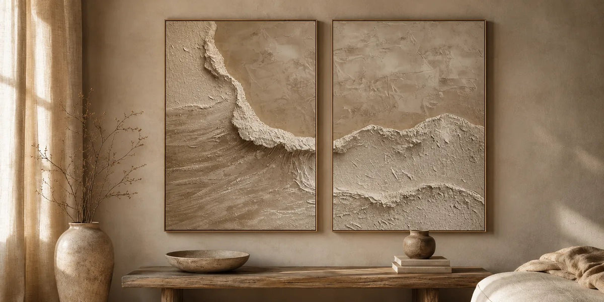 Wabi Sabi Art Guide for Calm Interiors - Tactile Atelier