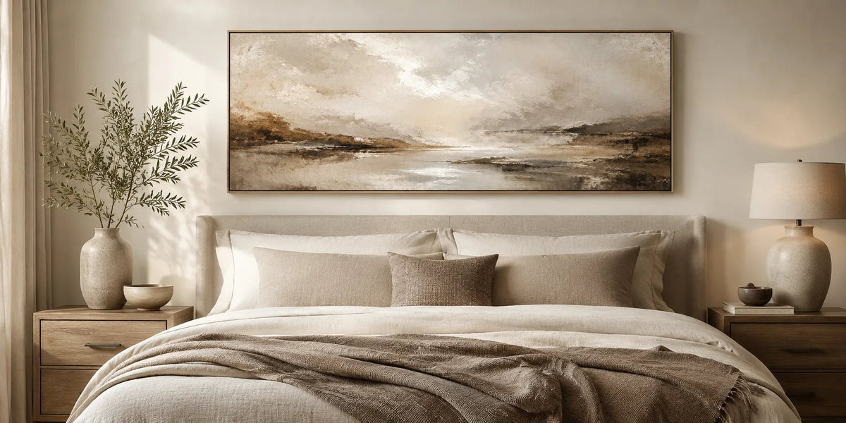 Wall Art for Bedroom Above Bed - Tactile Atelier