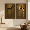 Surreal Figurative Horse Wall Art #MC119