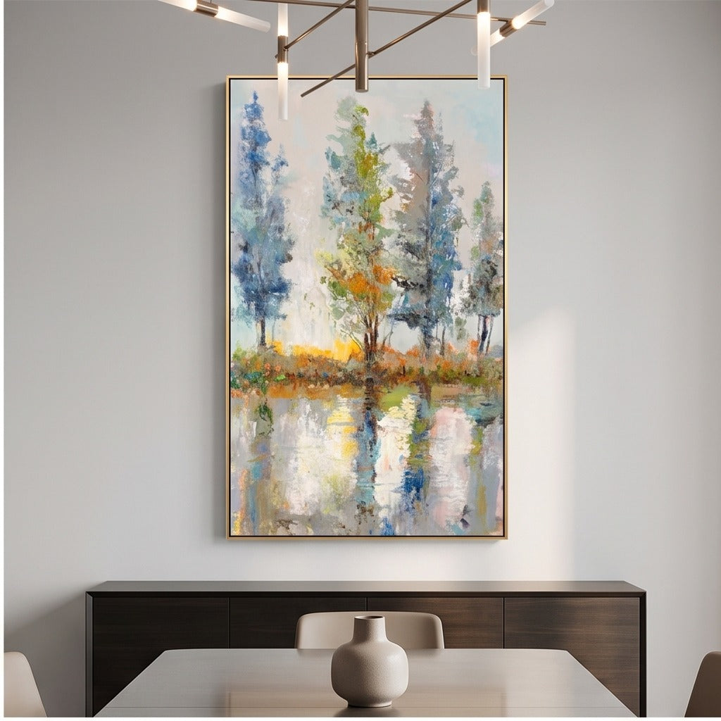 Abstract Forest Landscape Wall Art #TO124