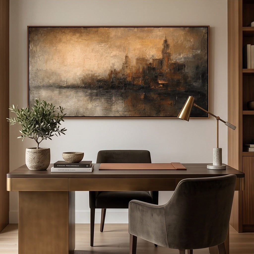 Abstract Cityscape Wall Art #TO895