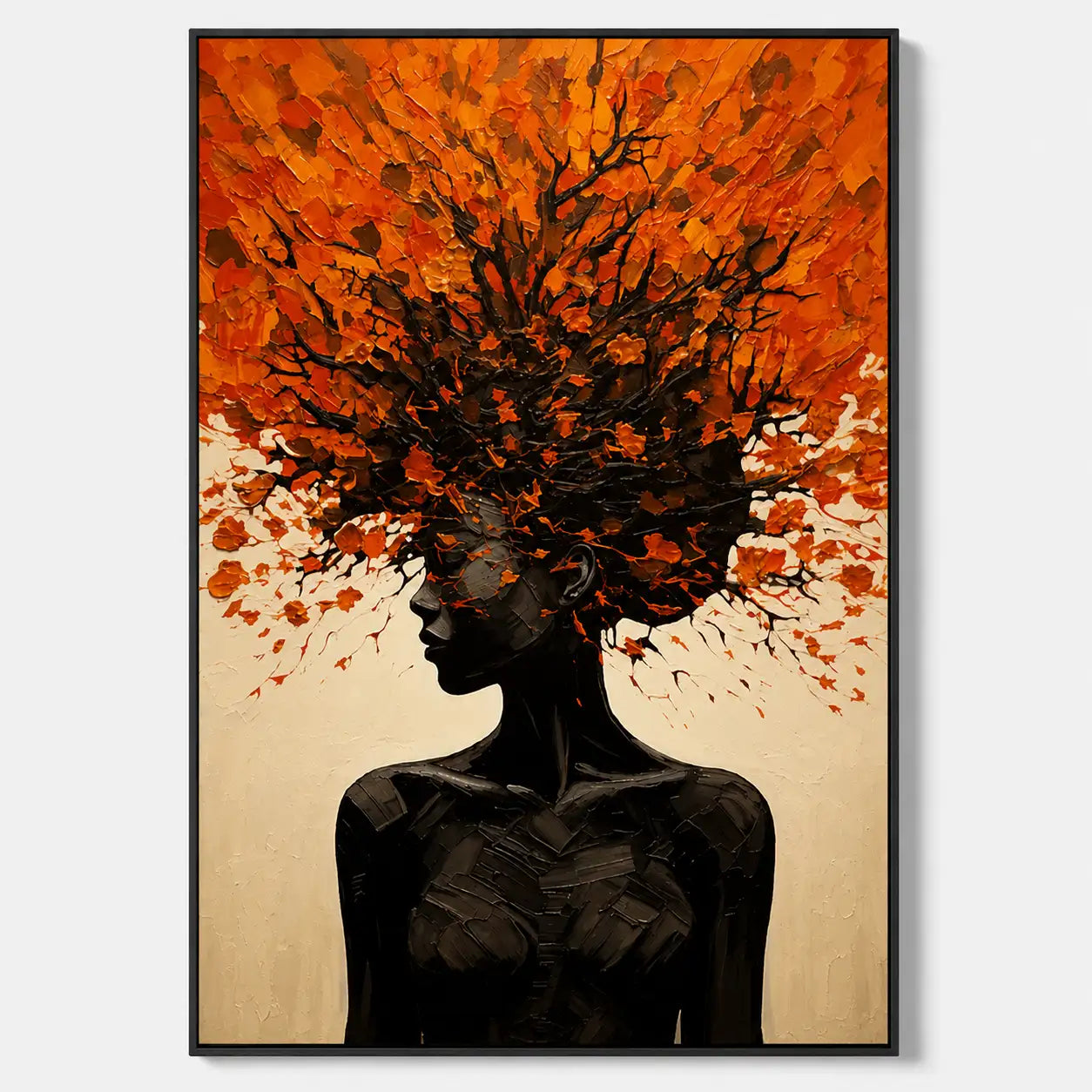 Textured Figurative Abstract Wall Art #MT815
