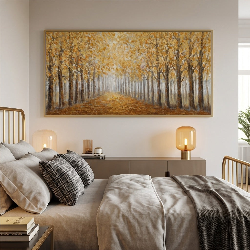 Autumn Forest Landscape Wall Art #TO857