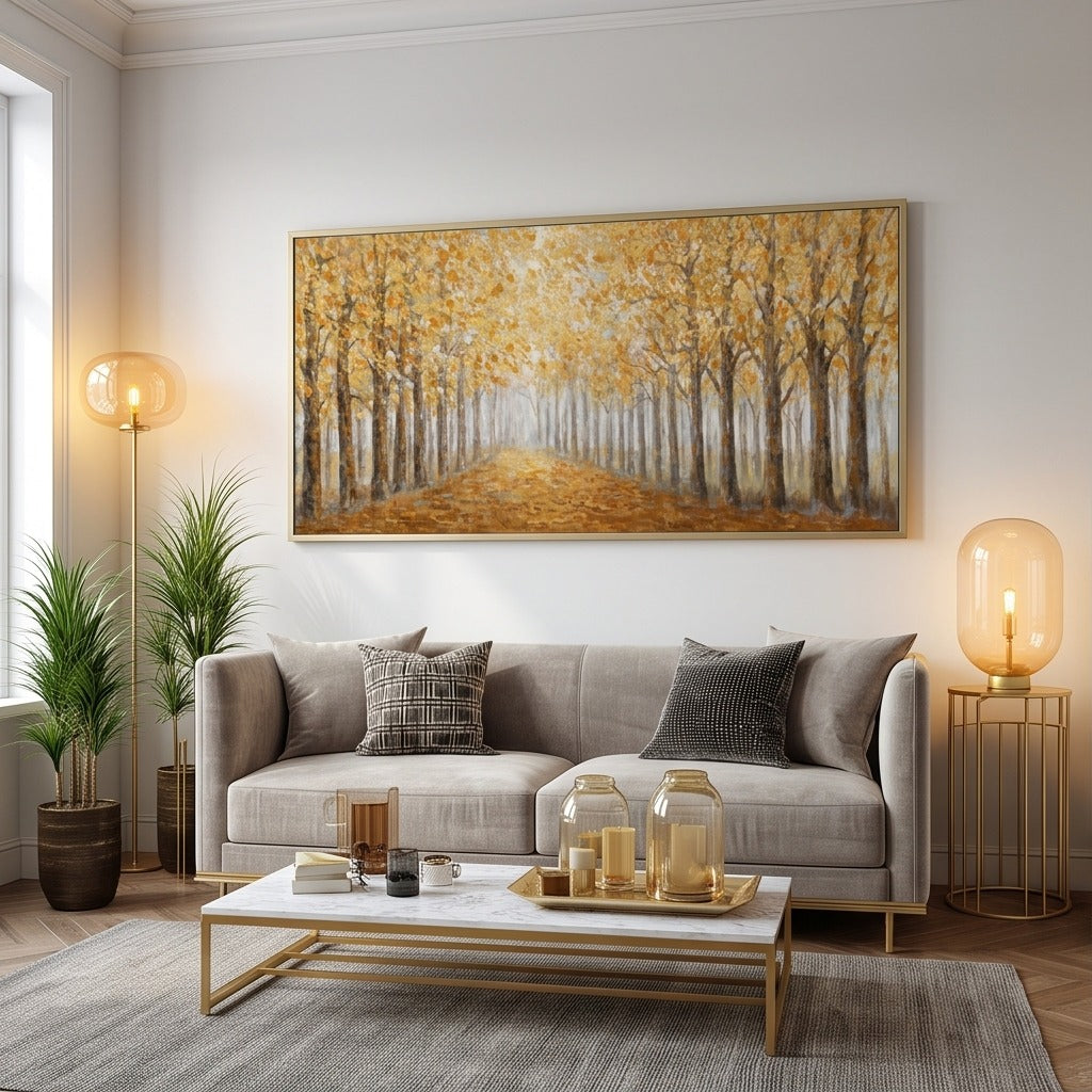 Autumn Forest Landscape Wall Art #TO857