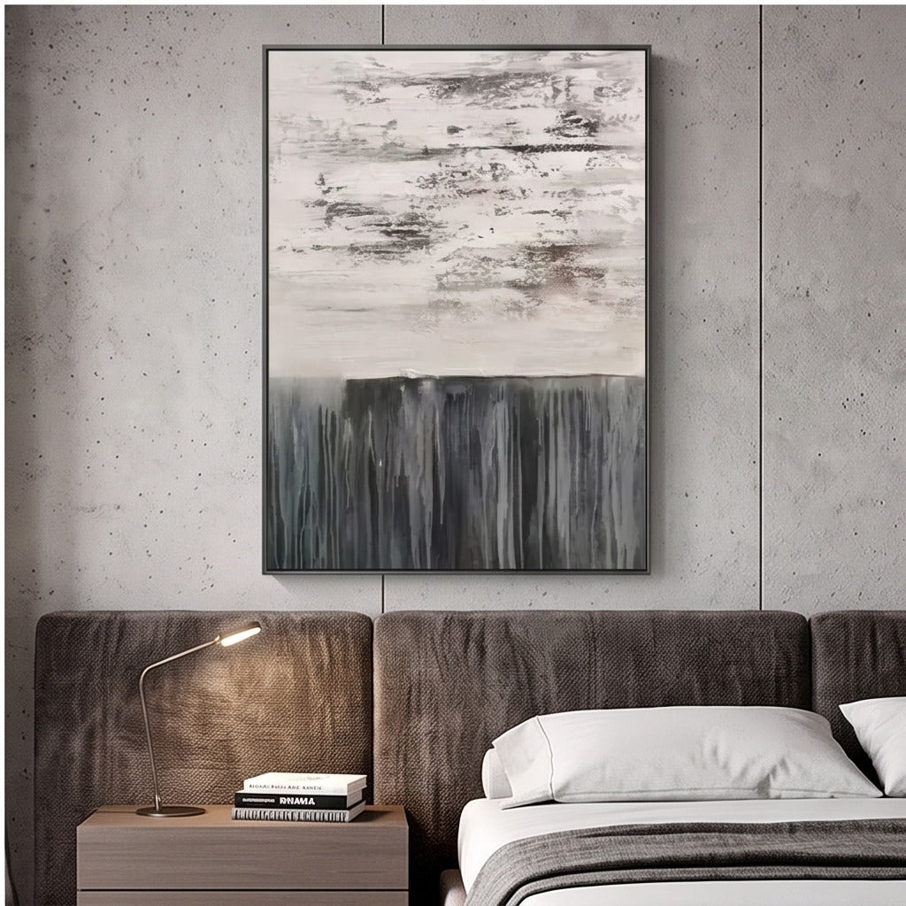 Black and White Abstract Wall Art #TO137