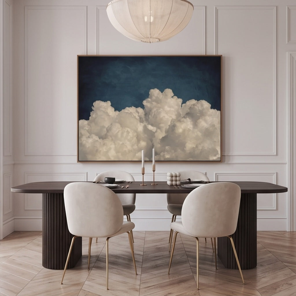 Blue Sky Cloud Wall Art #TO207
