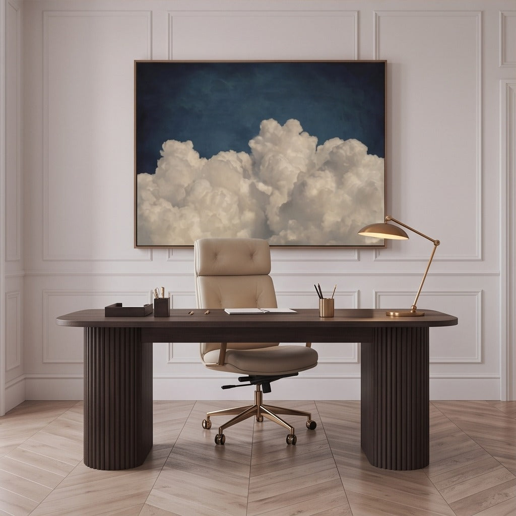 Blue Sky Cloud Wall Art #TO207