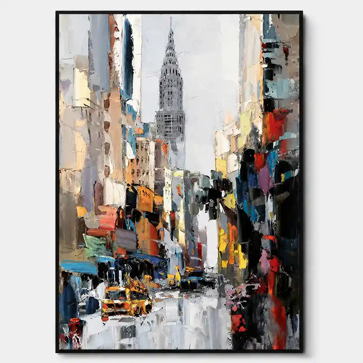 Abstract Cityscape Wall Art #TA111