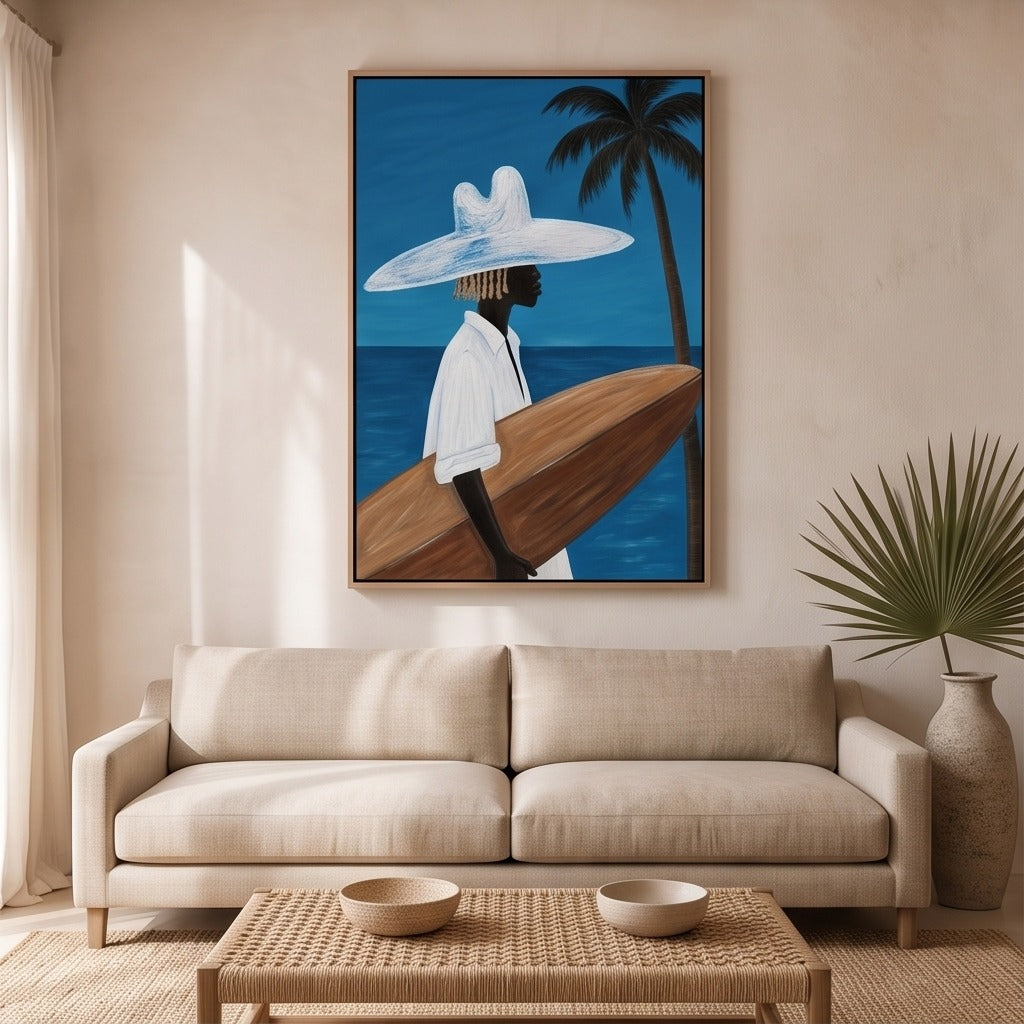Coastal Surfer Wall Art #TO047