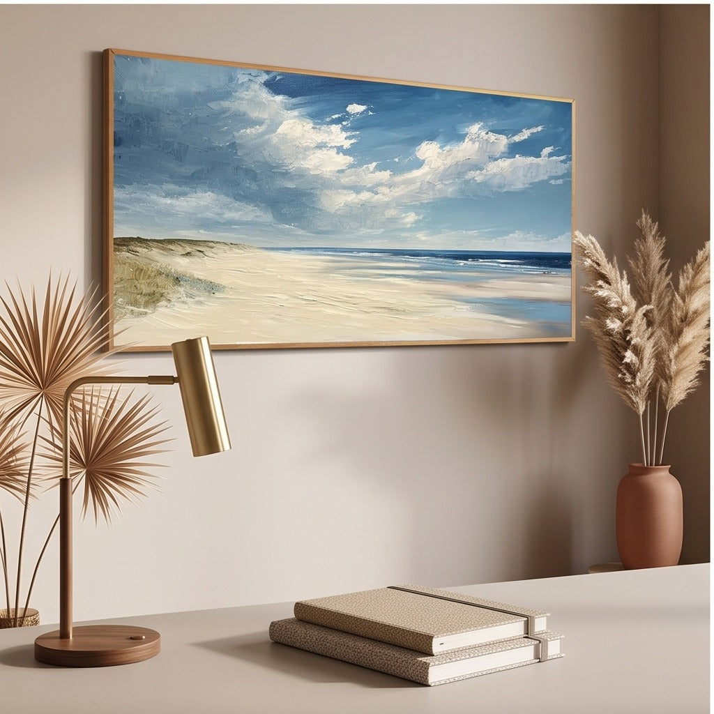 Coastal Beach Landscape Wall Art #TO026