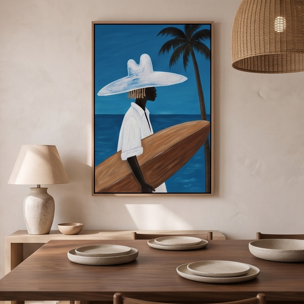 Coastal Surfer Wall Art #TO047
