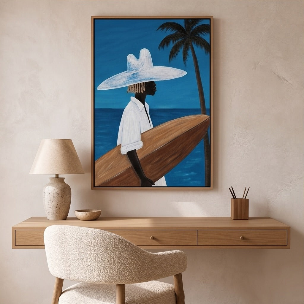 Coastal Surfer Wall Art #TO047