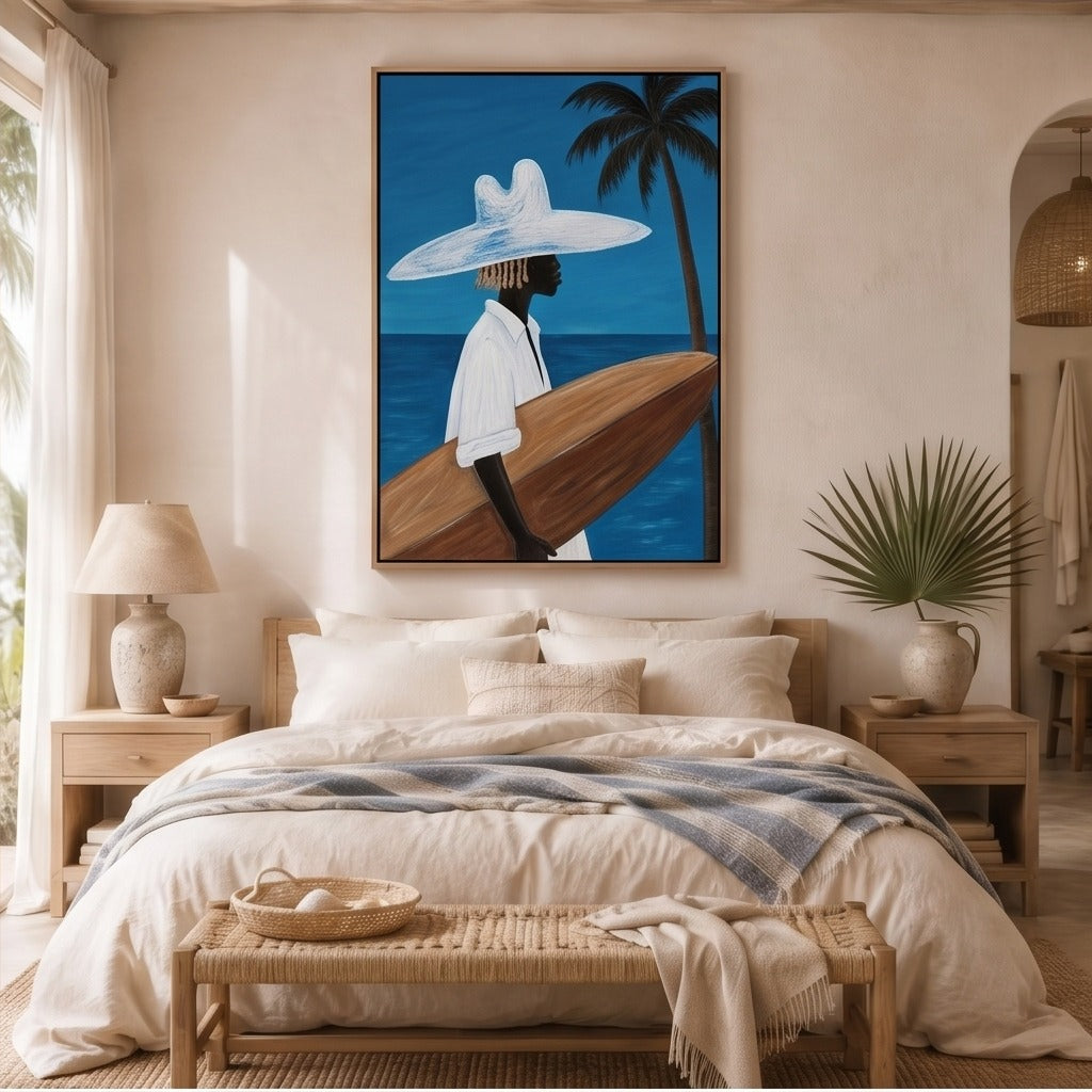 Coastal Surfer Wall Art #TO047