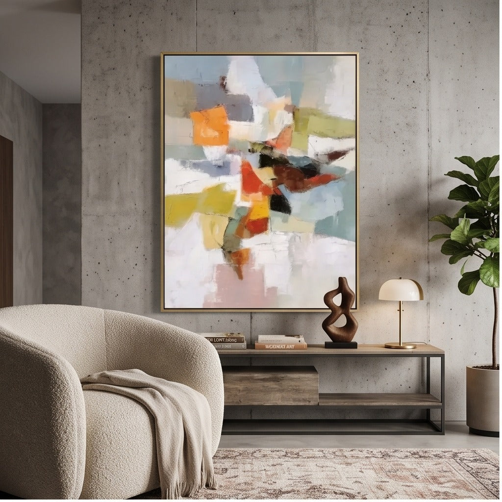 Colorful Geometric Abstract Wall Art #TO174