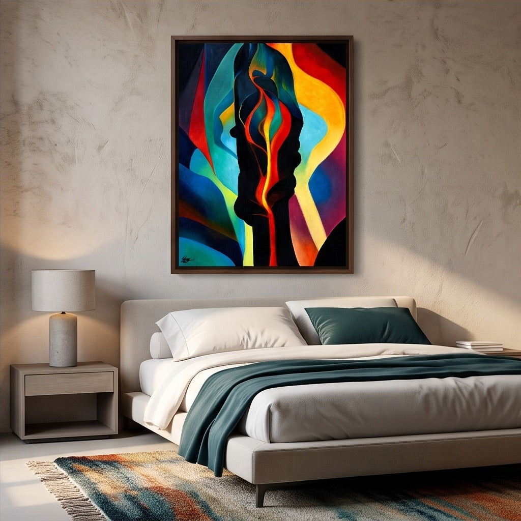 Colorful Abstract Figurative Wall Art #TO829