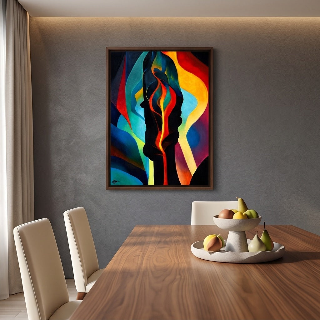 Colorful Abstract Figurative Wall Art #TO829