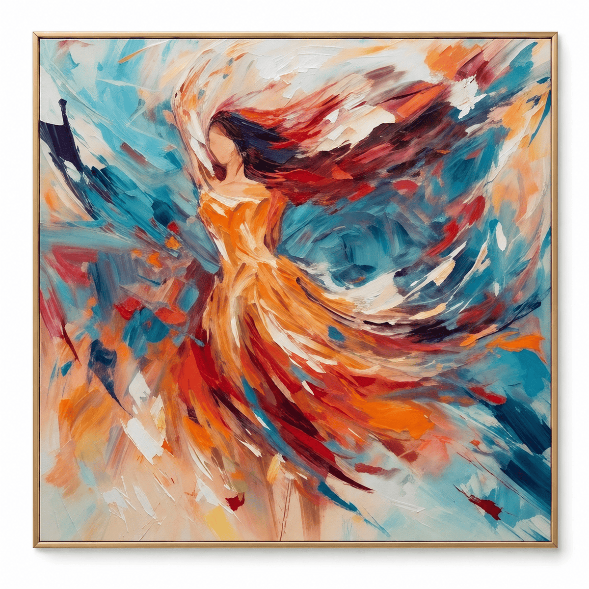 Colorful Abstract Figure Wall Art #TO105
