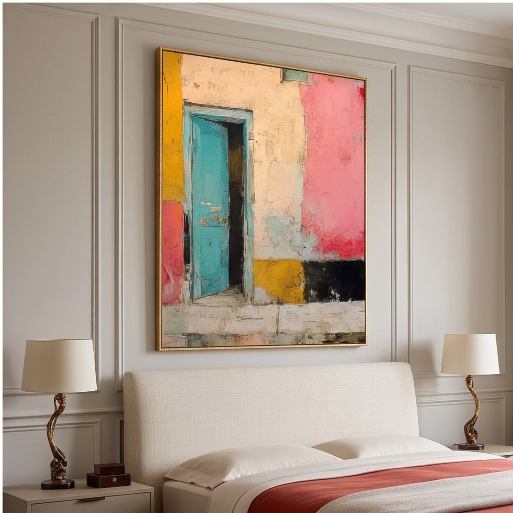 Colorful Architectural Abstract Wall Art #TO038