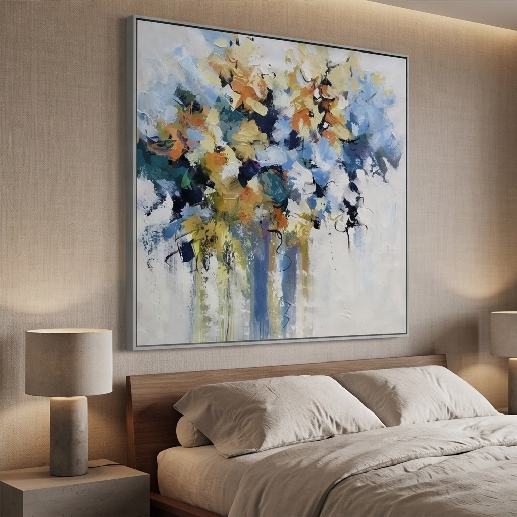 Colorful Floral Abstract Wall Art #TO836