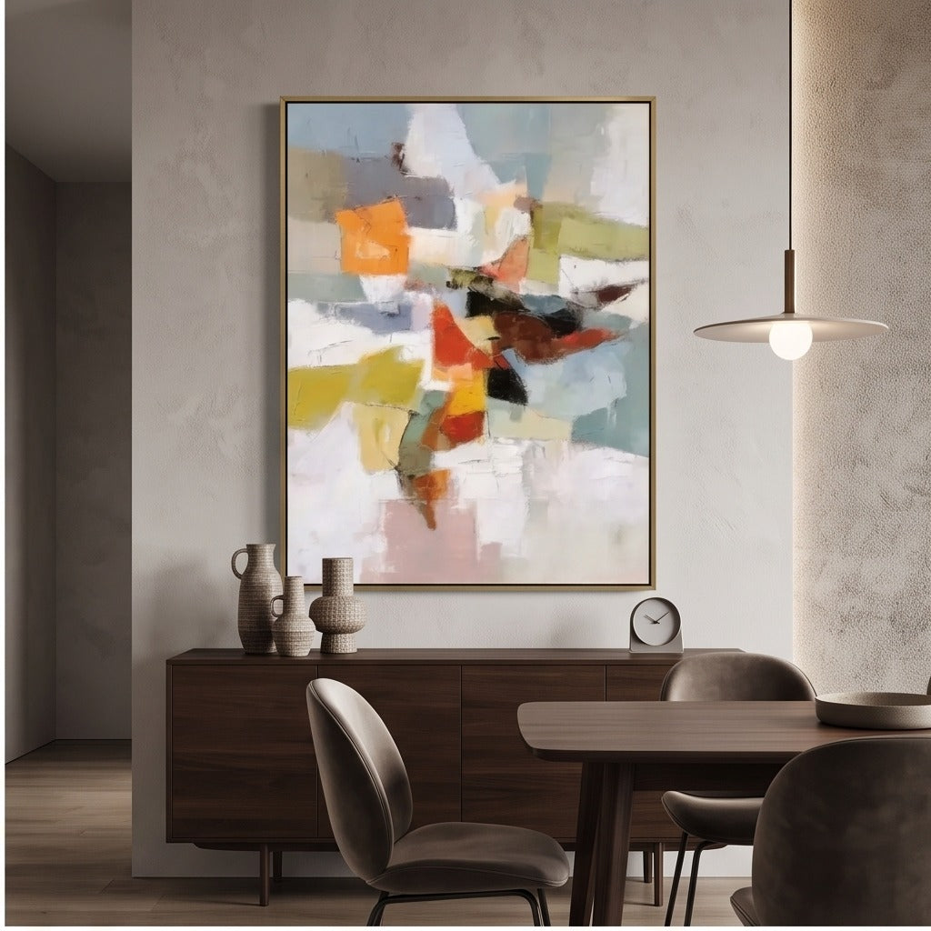 Colorful Geometric Abstract Wall Art #TO174