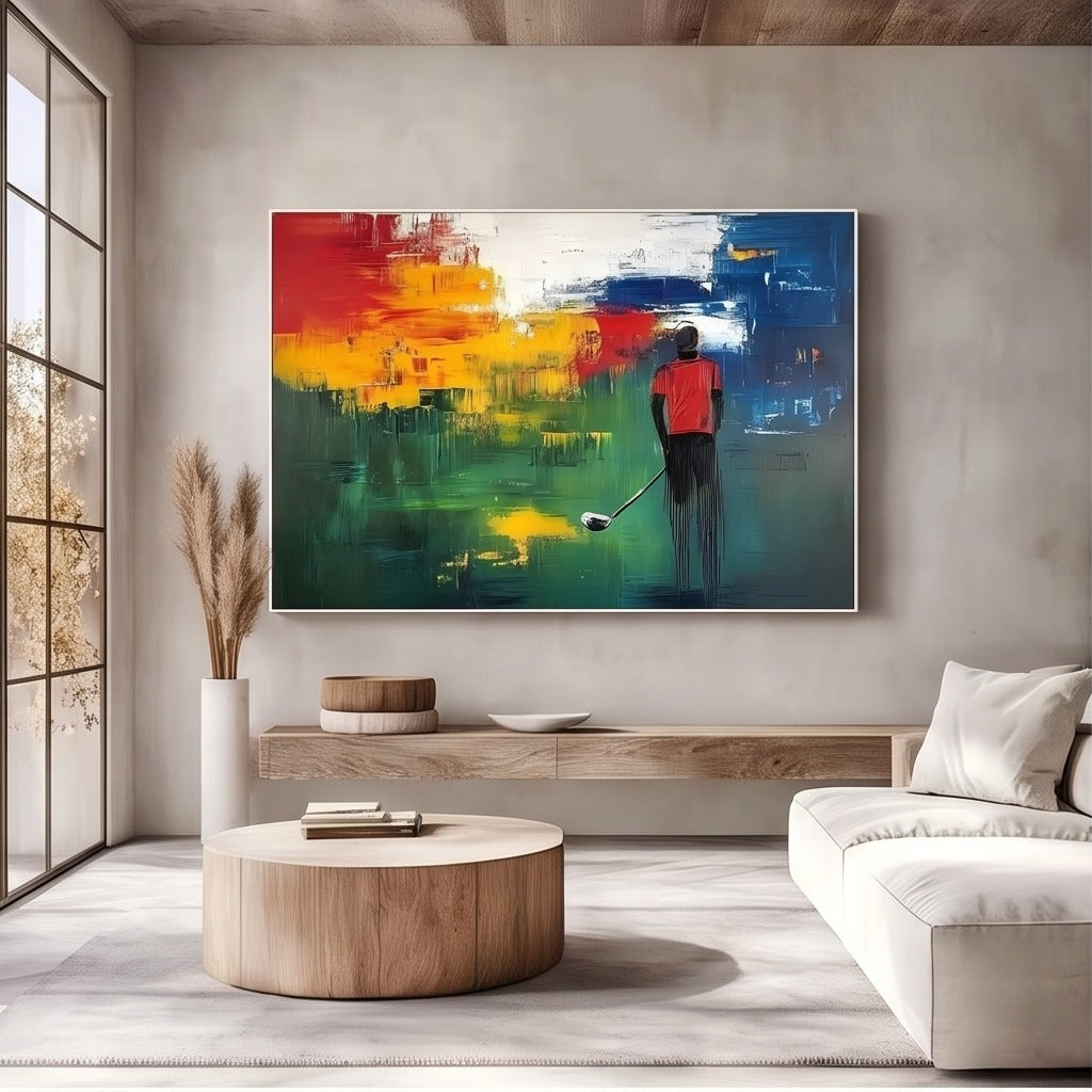 Colorful Golf Wall Art #TO815