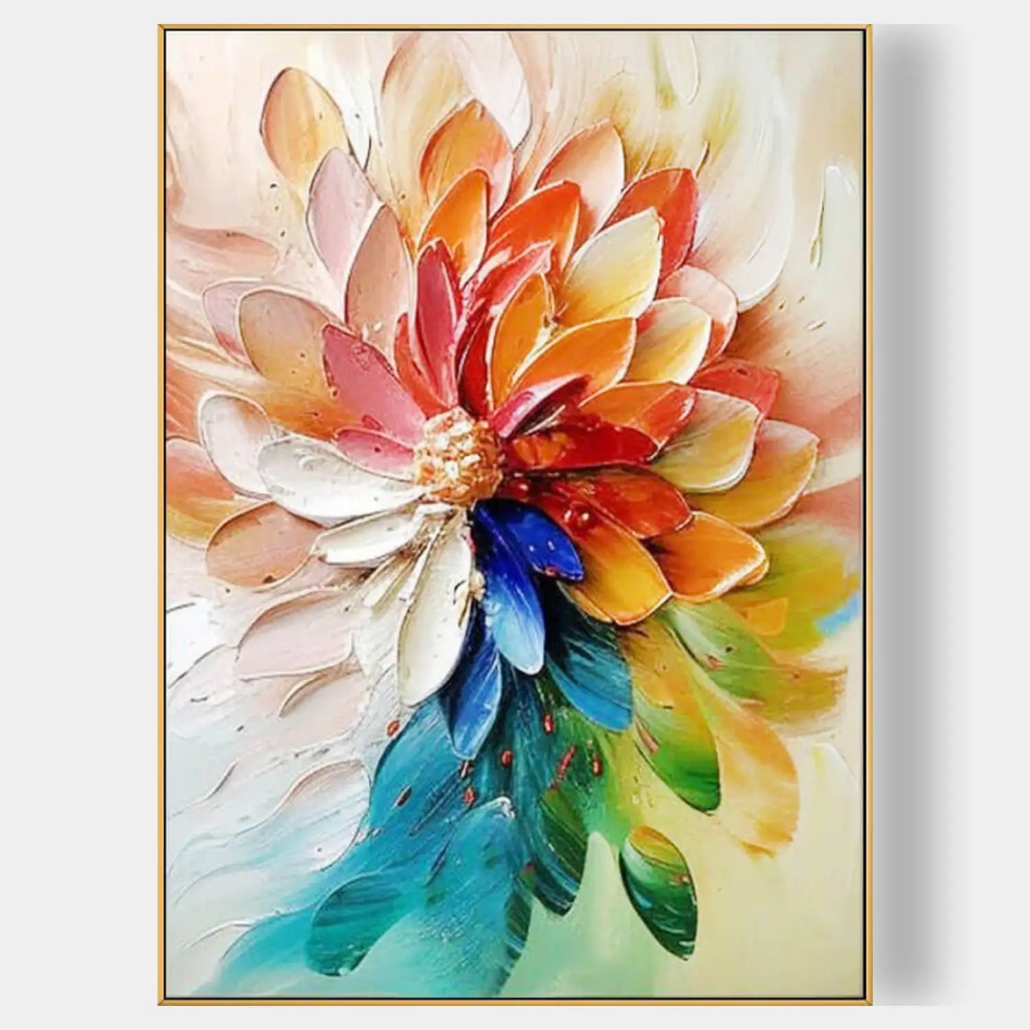 Colorful Floral Abstract Wall Art #MT432