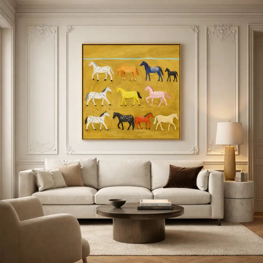Whimsical Horse Wall Art #HW040
