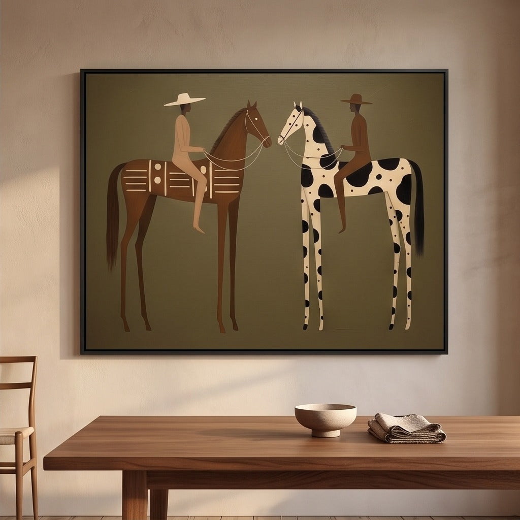 Contemporary Equestrian Wall Art #TO717