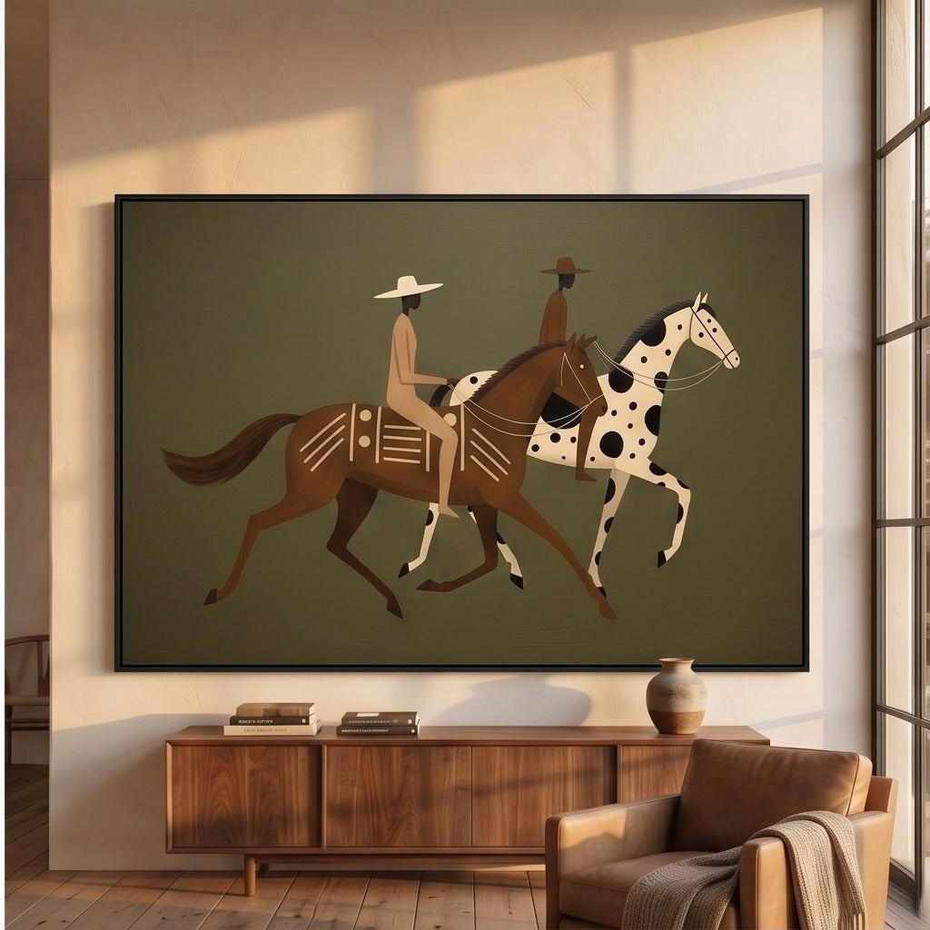 Contemporary Equestrian Wall Art #TO696