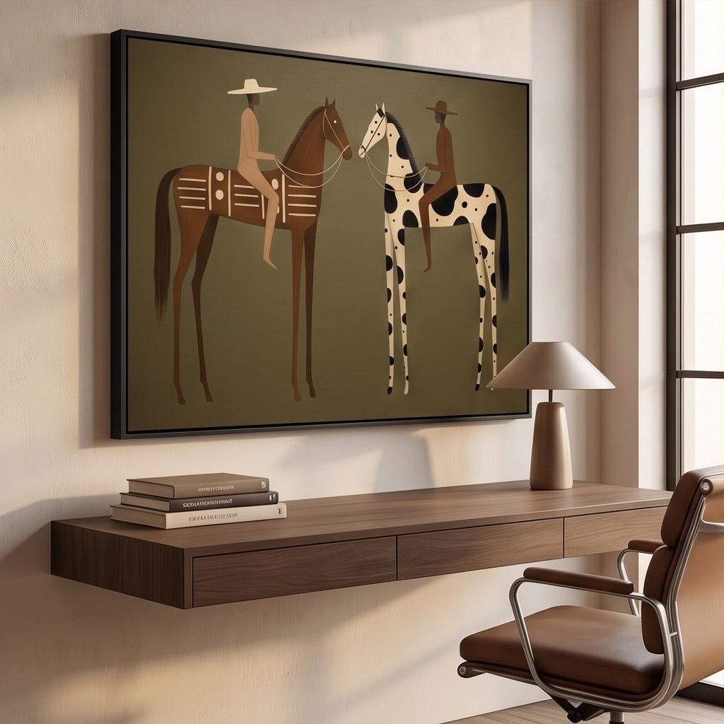 Contemporary Equestrian Wall Art #TO717