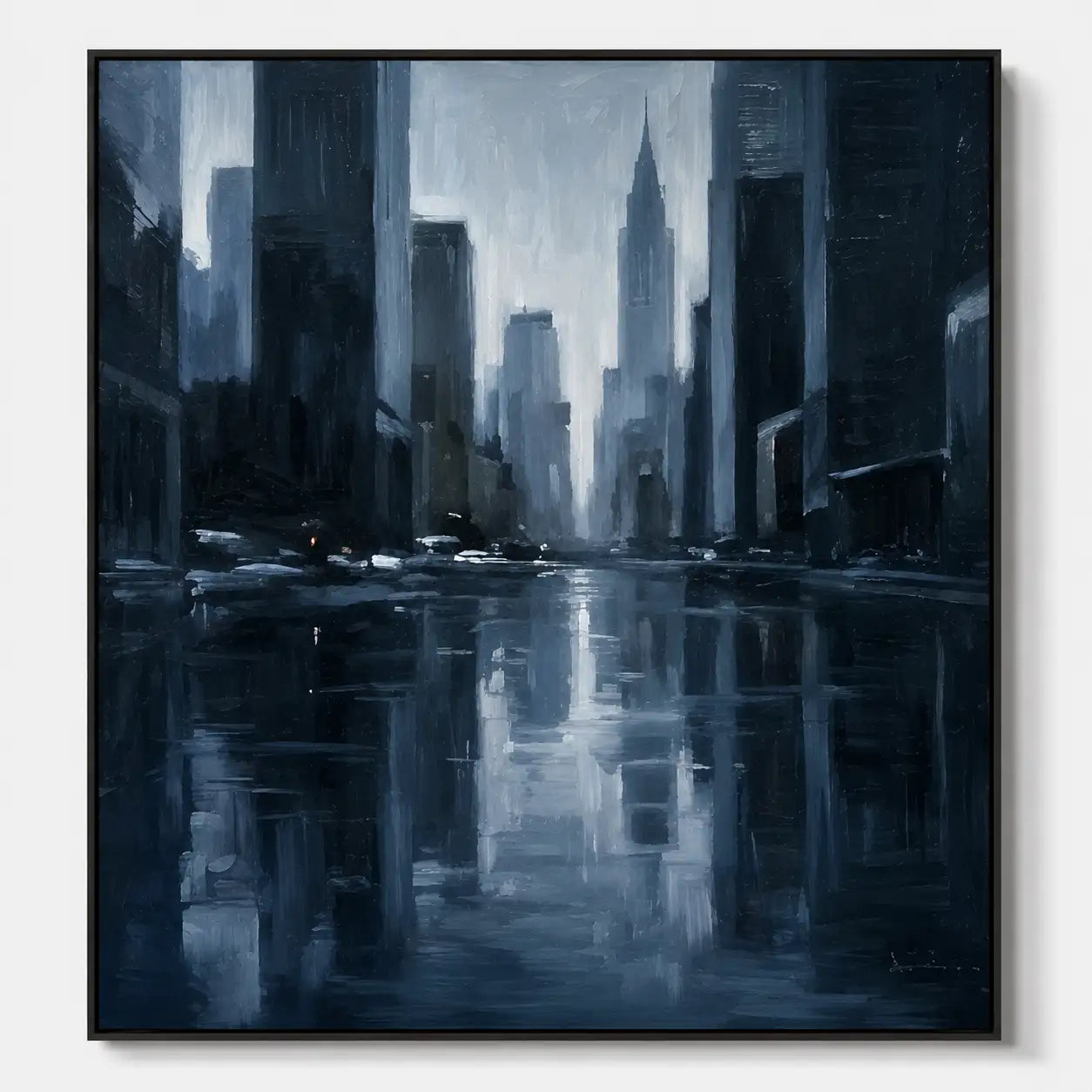 Moody Urban Cityscape Wall Art #MT058