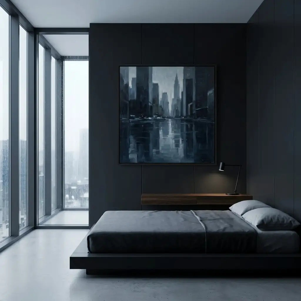 Moody Urban Cityscape Wall Art #MT058