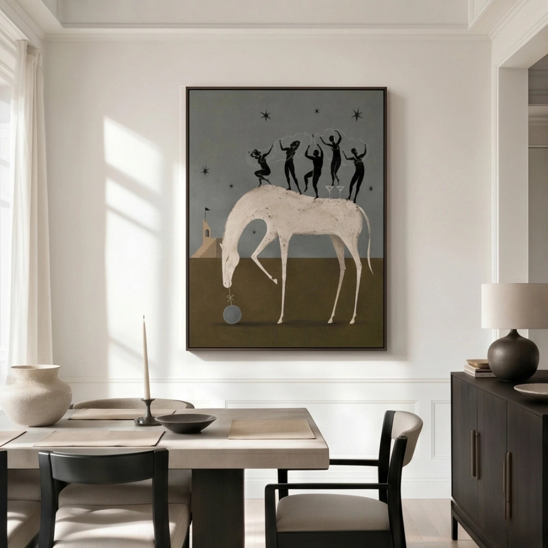 Surreal Horse Celebration Wall Art #MT026
