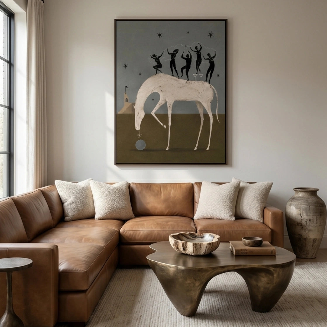 Surreal Horse Celebration Wall Art #MT026