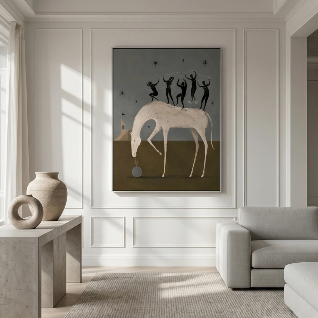 Surreal Horse Celebration Wall Art #MT026