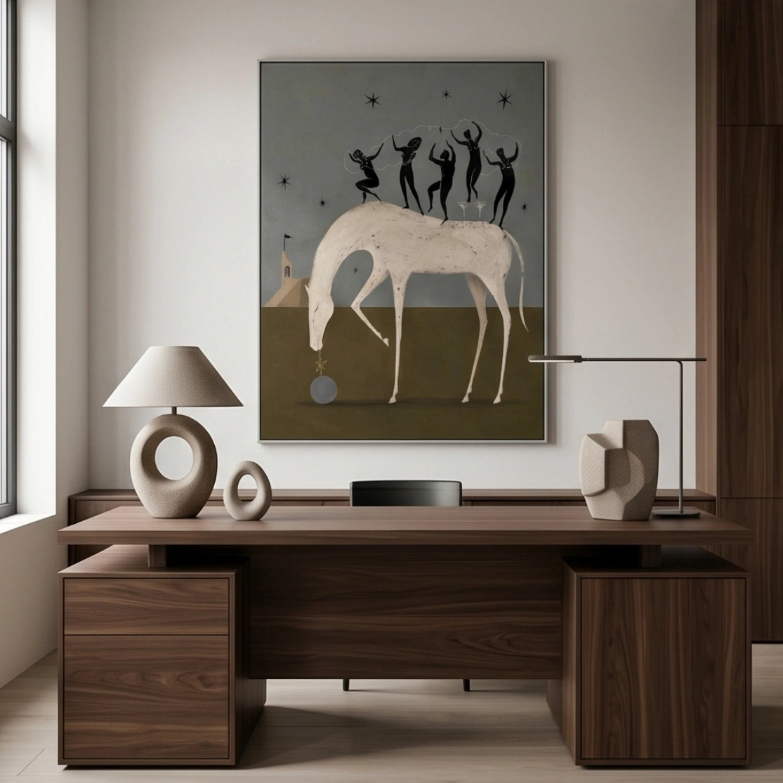 Surreal Horse Celebration Wall Art #MT026