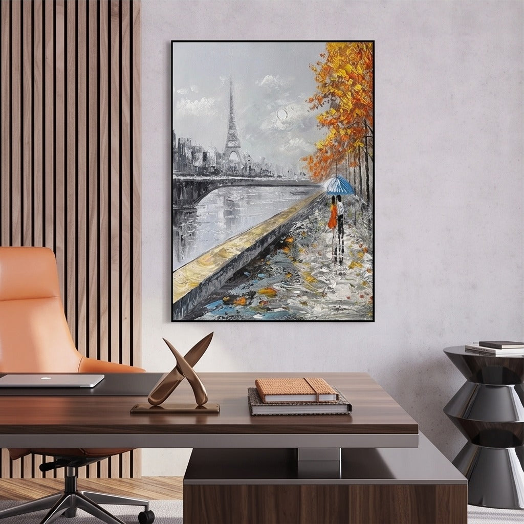 Eiffel Tower Cityscape Wall Art #TO803