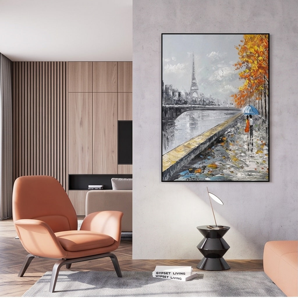 Eiffel Tower Cityscape Wall Art #TO803