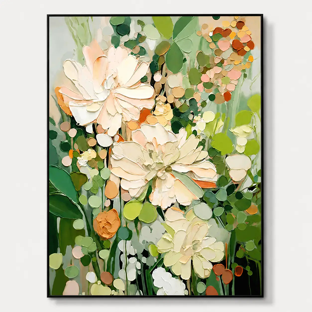 Textured Floral Wall Art #TF102