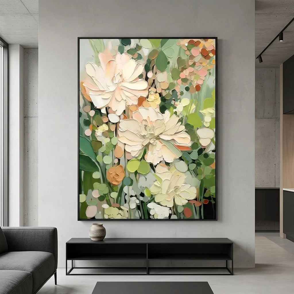 Textured Floral Wall Art #TF102