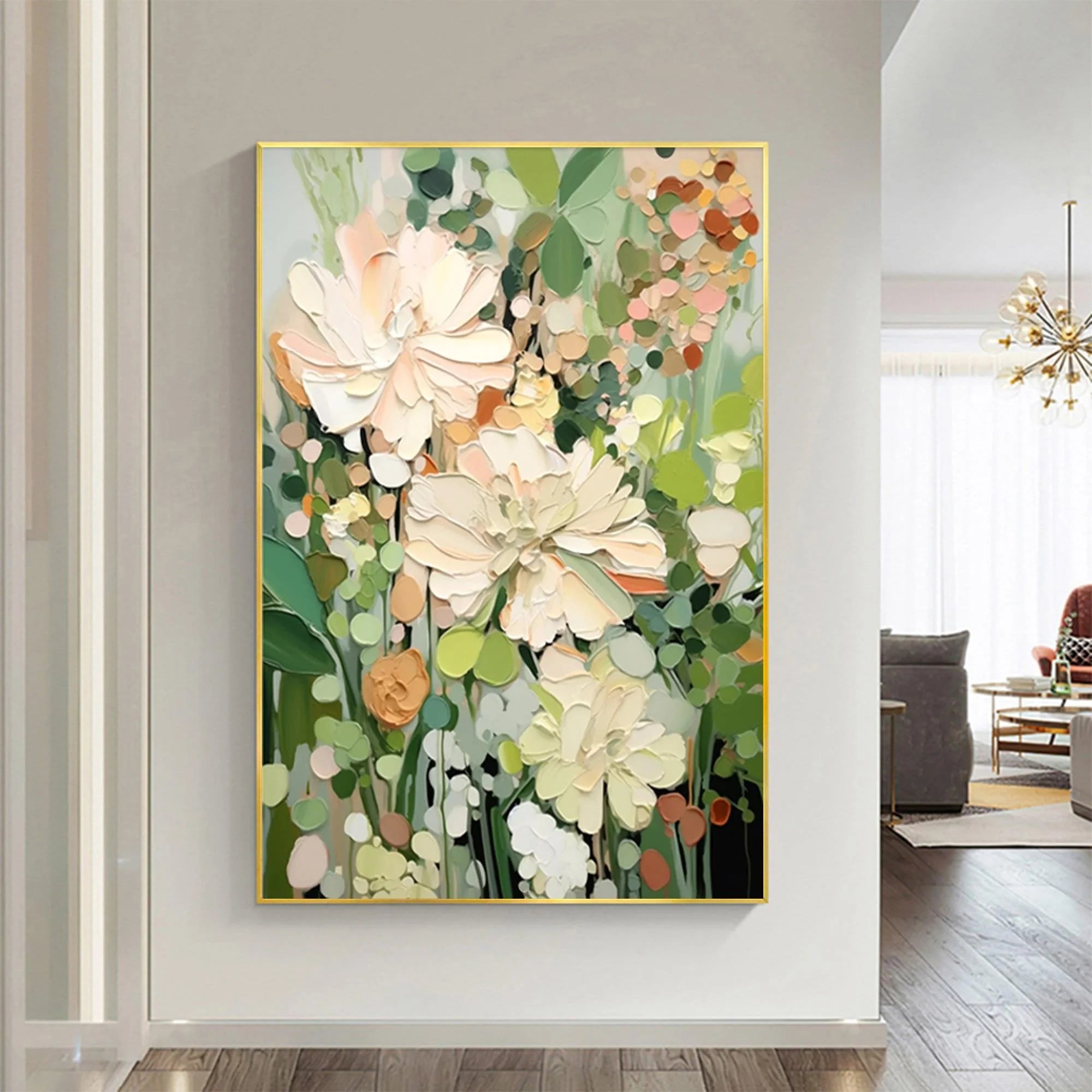 Textured Floral Wall Art #TF102