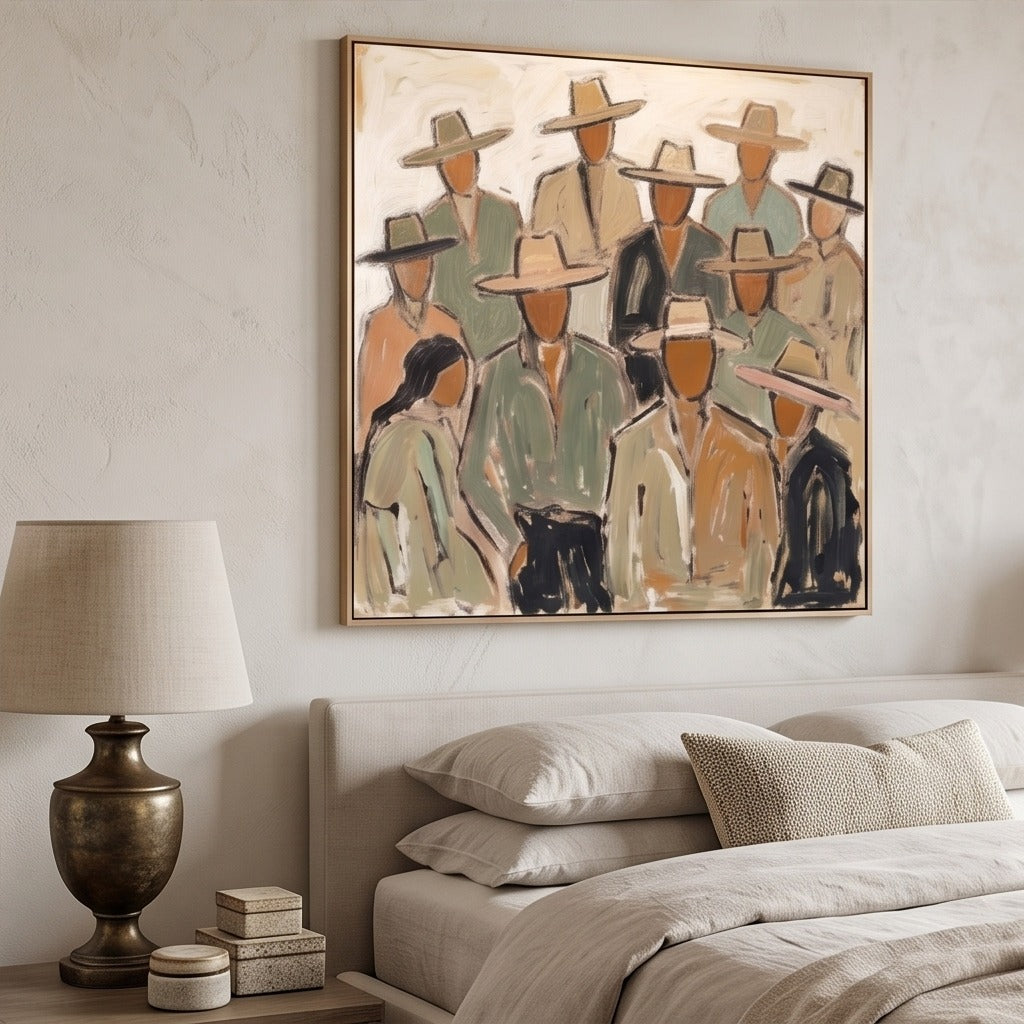 Figurative Folk Wall Art #TO716